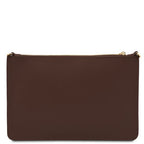 Diva - Leather clutch with chain strap