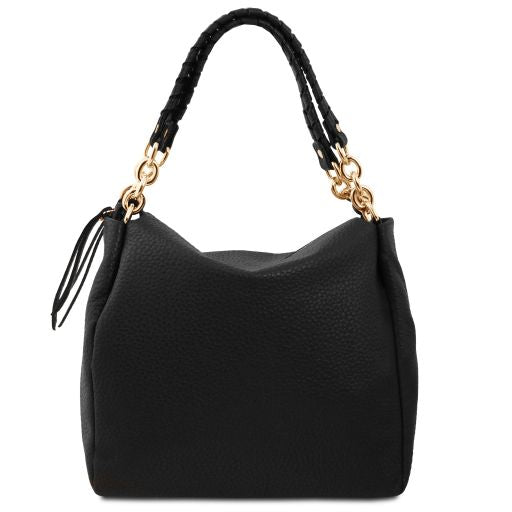 Amy - Sac shopping en cuir souple