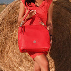 Amy - Soft leather shopping bag