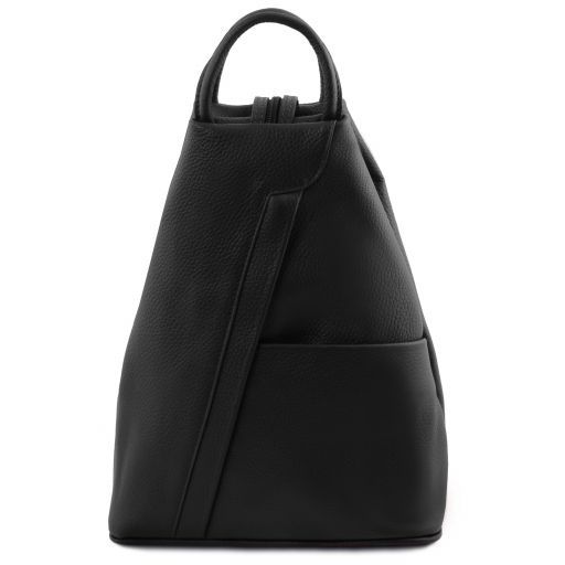 Shanghai - Sac à dos en cuir souple