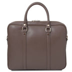 Prato - Elégante serviette pour portable en cuir Saffiano