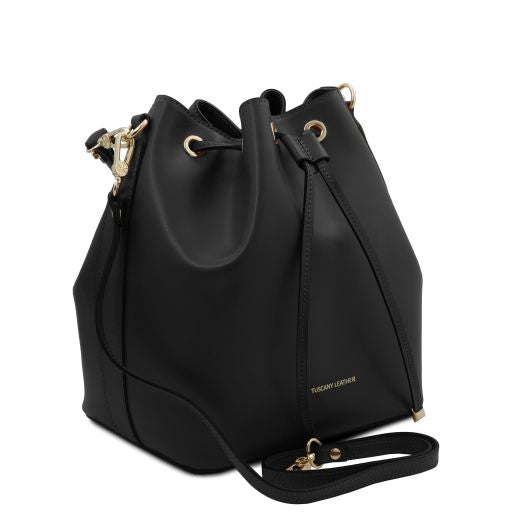Vittoria - Sac seau pour femme en cuir