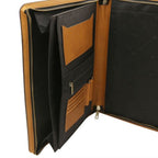 Costantino - Leather document case with handle