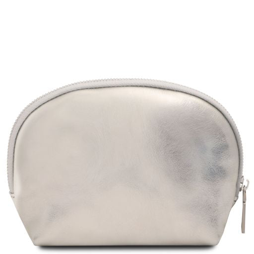 Vera - Soft metallic leather toiletry case