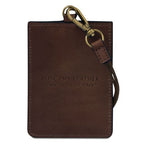 Leather badge holder