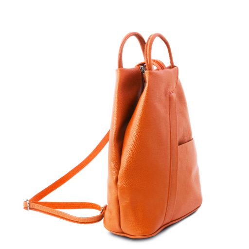 Shanghai - Sac à dos en cuir souple