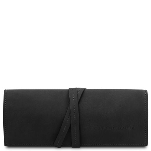Trousse à bijoux en cuir