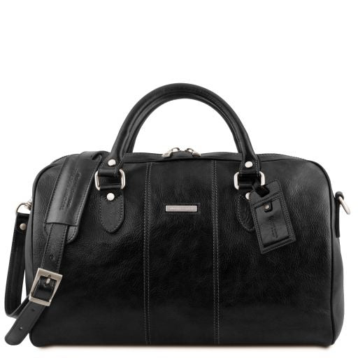Lisbona - Travel leather duffle bag - Small size Main image