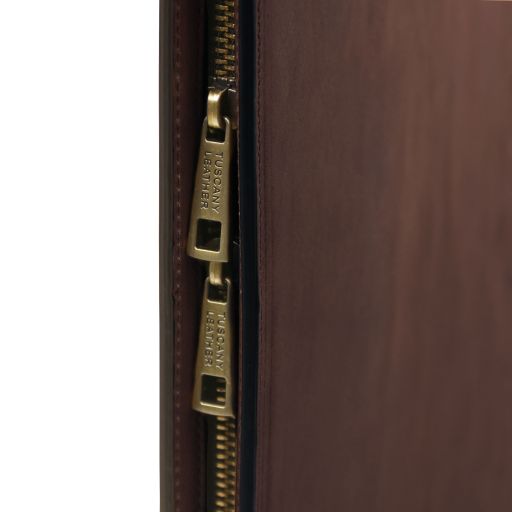 Costantino - Leather document case with handle