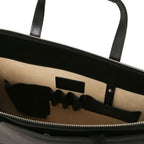 Palermo - Saffiano Leather briefcase 3 compartments for women