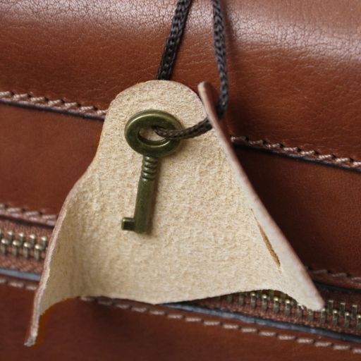 Cremona - Leather briefcase 3 compartments