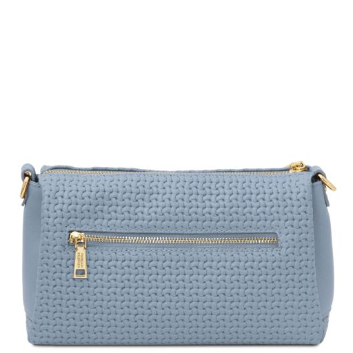DEDALO — Woven Leather Crossbody Bag