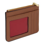 Leather card holder with handle
