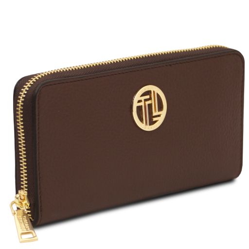Financier - Exclusive zip around leather wallet