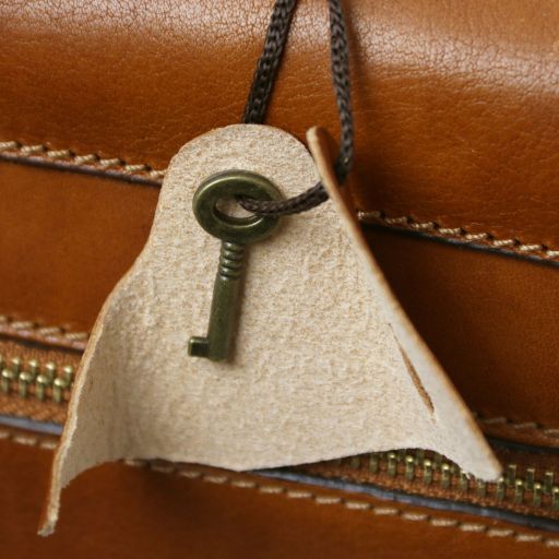 Cremona - Leather briefcase 3 compartments