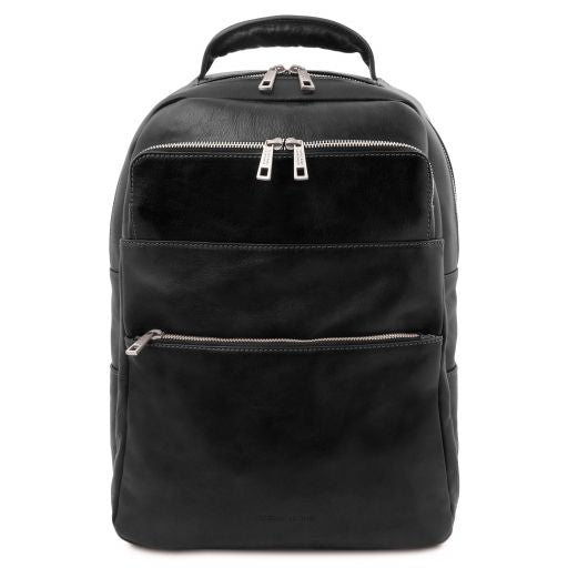 Melbourne - Leather laptop backpack Main image