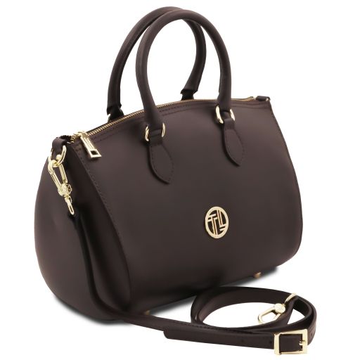 Layla - Leather duffle bag