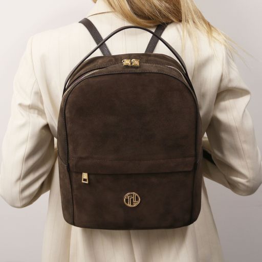 Volta - Suede leather backpack