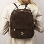 Volta - Suede leather backpack