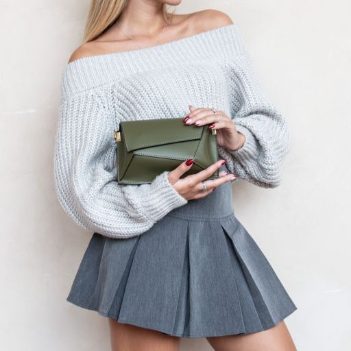 ORÉLIA — Structured Leather Crossbody Bag