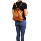 TL Bag - Leather convertible backpack shoulderbag