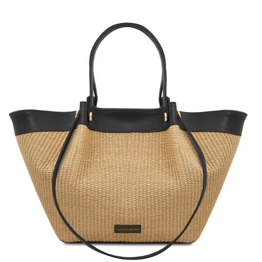 SOLEIL — Raffia Shopping Bag