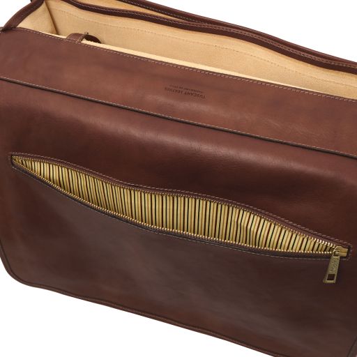 Ancona - Leather messenger bag