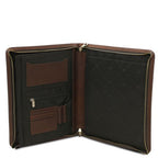 Costantino - Leather document case with handle