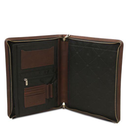 Costantino - Leather document case with handle