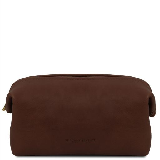 Smarty - Leather toiletry bag - Small size