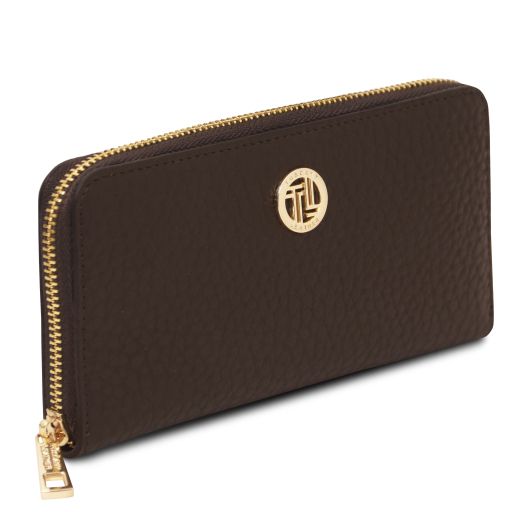 Financier - Exclusive zip around leather wallet