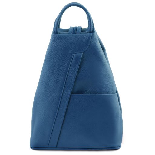 Shanghai - Sac à dos en cuir souple