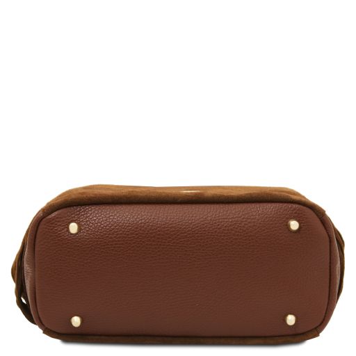 Nomade - Suede leather fringe shoulder bag