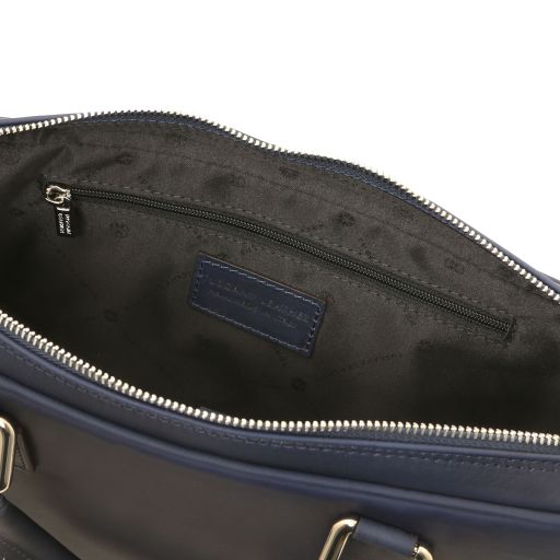 FERRARA – Italian Leather Laptop Briefcase