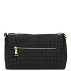 DEDALO — Woven Leather Crossbody Bag