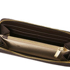 Financier - Exclusive zip around leather wallet