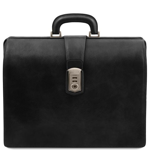 Canova - Leather Doctor bag briefcase 3 compartments Main image