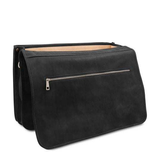 Ancona - Leather messenger bag