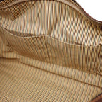 Lisbona - Travel leather duffle bag - Small size
