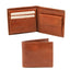 Exclusive 3 fold leather wallet for men with coin pocket