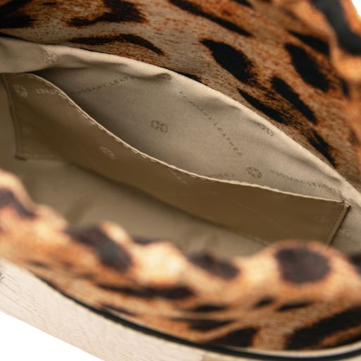 Croque - Croc print leather handbag