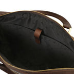 FERRARA – Italian Leather Laptop Briefcase