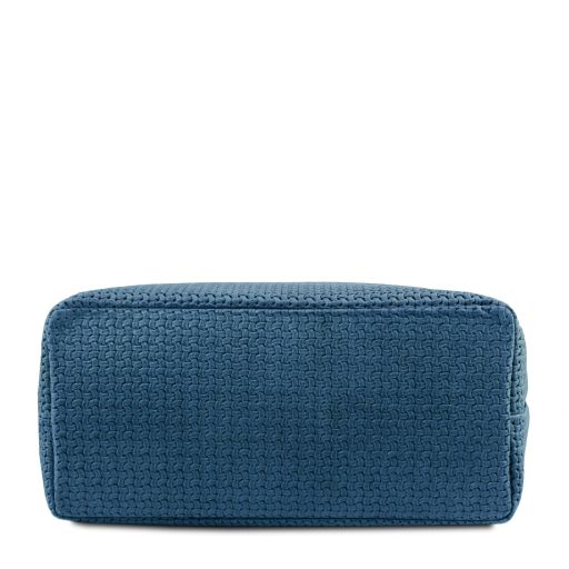 TL KeyLuck - Sac shopping en cuir imprimé tressé