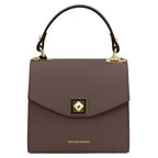 Julia - Italian Leather Handbag – Compact Structure with Architectural Precision
