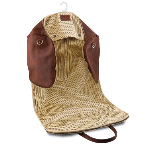 Antigua - Travel leather duffle/Garment bag