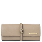 Soft leather jewellery case