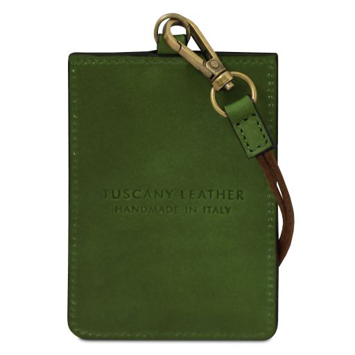 Porte-badge en cuir