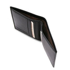 Elégant portefeuille en cuir pour homme 2 volets