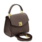 Julia - Italian Leather Handbag – Compact Structure with Architectural Precision