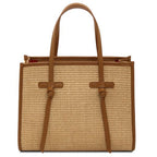 Frame - Sac à bandoulière en raphia